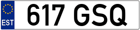 Truck License Plate